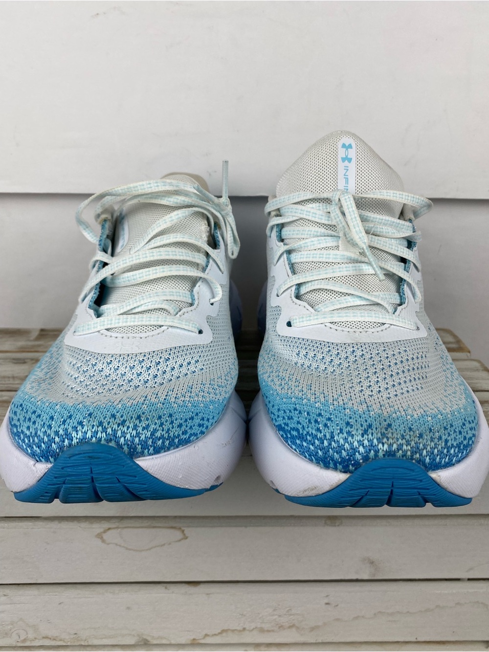Under Armour Women's Infinite Running Shoes knit upper  UA HOVR cushioning 10 - Picture 5 of 15